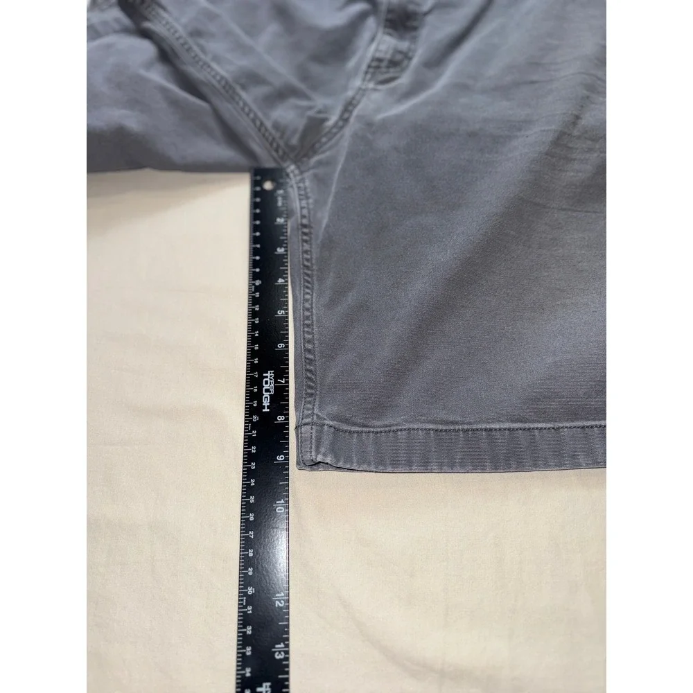 Carhartt Mens Gray Relaxed Fit Canvas Work Shorts Size 48 (Some Wear)‎ Utility